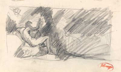 Unknown Figure Study by George Romney