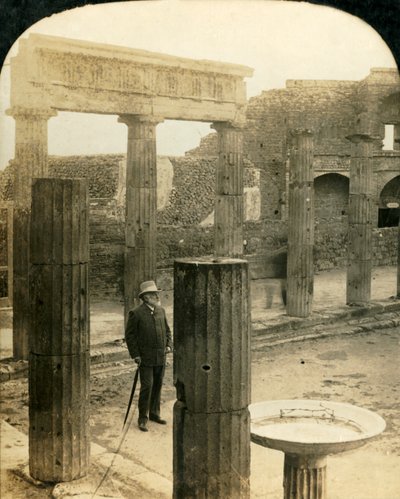 Triangular Forum, Ruins of Pompeii, Italy by George Rose