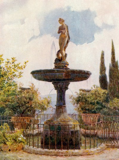 A Noble Fountain by George Samuel Elgood