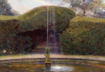 The Dark Arbour at Melbourne Hall, Derbyshire by George Samuel Elgood
