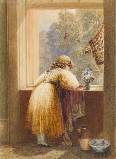 Looking from an Upstairs Window by George Shepherd