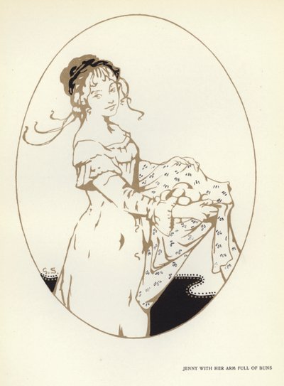 Illustration for The Happy Hypocrite by Max Beerbohm by George Sheringham