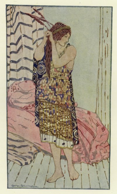 She Was Very Beautiful and Gentle by George Sheringham