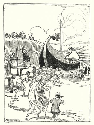 Jason and the Argonauts: "The Good Ship Argo Leapt Up from the Sand upon the Rollers, and Plunged Onward Like a Gallant Horse" by George Soper
