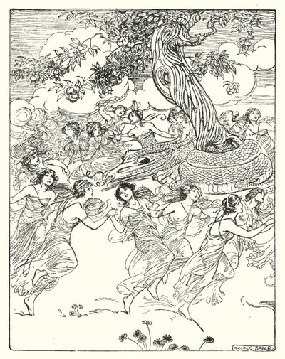 Perseus: "Dancing hand in hand around the charmed tree" by George Soper