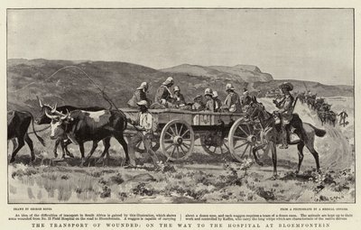 The Transport of Wounded on the Way to the Hospital at Bloemfontein by George Soper
