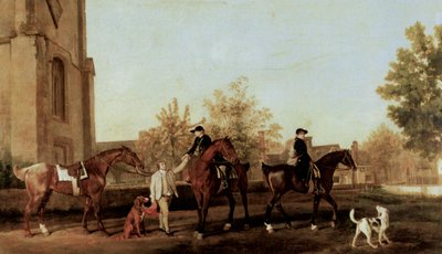 The Hunters Leaving Southill by George Stubbs