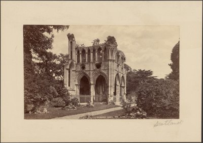 Dryburgh Abbey by George Washington Wilson