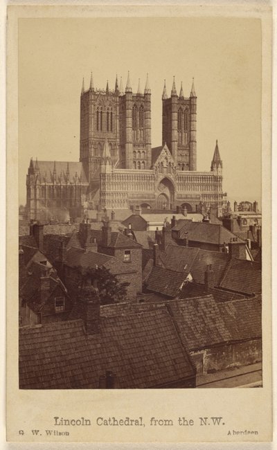 Lincoln Cathedral, from the N.W. by George Washington Wilson