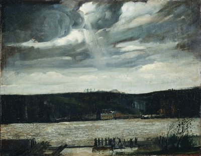 A Cloudy Day (Hudson River: Coming Squall) by George Wesley Bellows