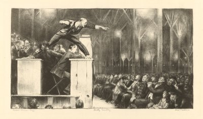 Billy Sunday by George Wesley Bellows