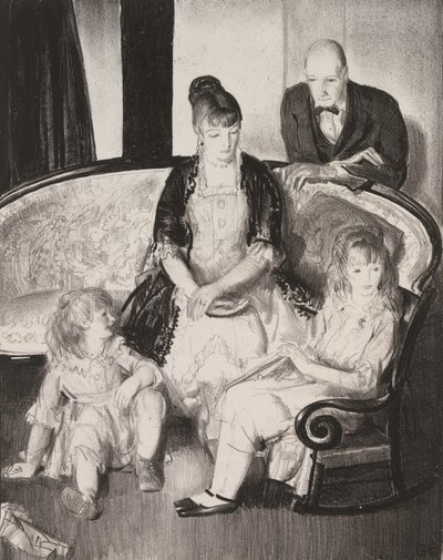 My Family, Second Stone by George Wesley Bellows