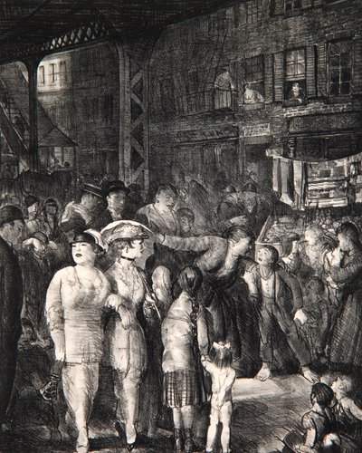 The Street by George Wesley Bellows