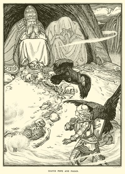 Giants Pope and Pagan by George Woolliscroft Rhead