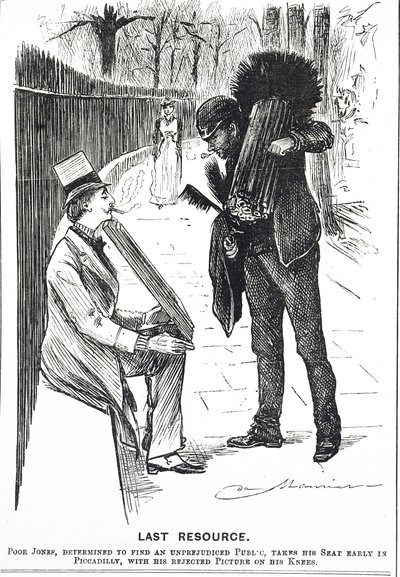 A chimney sweep and his brushes by George du Maurier