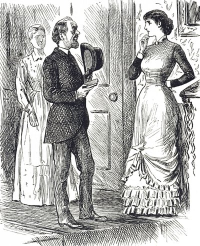 Cartoon depicting a different type of gas meter in use by George du Maurier