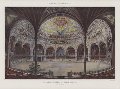 The Salle des Fêtes on the Champ de Mars, Exposition Universelle 1900, Paris by Georges Felix Garen