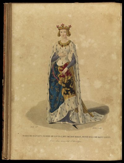 Mary of Avesnes 1280-1354 by Georges Jacques Gatine