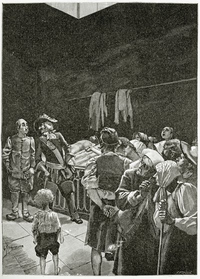 La Morgue - Illustration from Han d’Islande, 19th Century by Georges Marie Rochegrosse