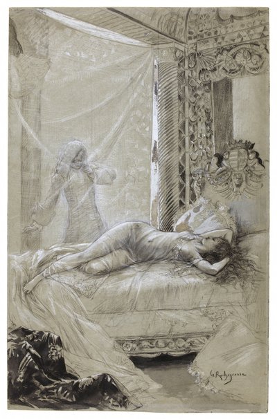 The Man Who Laughs - Josiane in Her Alcove by Georges Rochegrosse