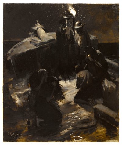 The Shipwreck by Georges Rochegrosse