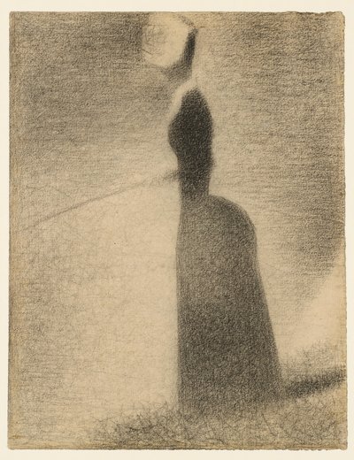 A Woman Fishing by Georges Seurat