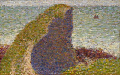 Le Bec du Hoc (Study) by Georges Seurat