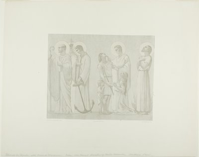 Legendary Saints of France (center frieze) by Georges William Thornley