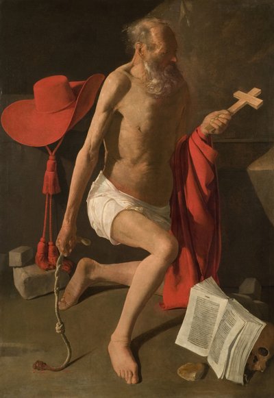 The Penitent St Jerome by Georges de La Tour