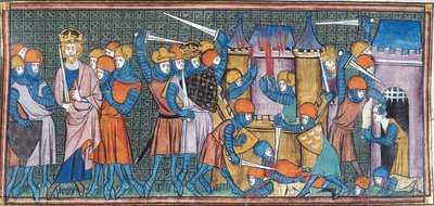 Charlemagne Taking Two Castles by Georgia Levan Ramishvili from Tbilisi