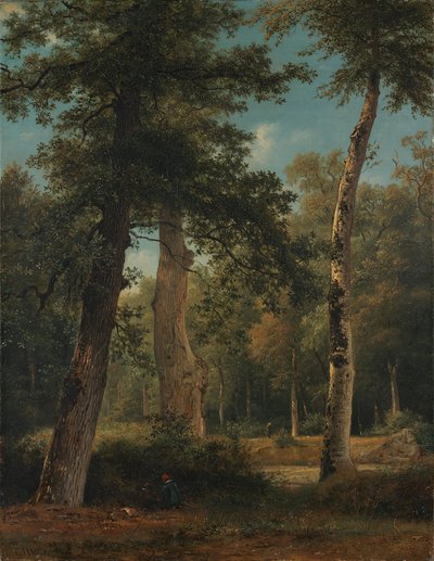 A Forest at Fontainebleau by Georgius Jacobus Johannes van Os