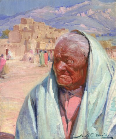 Antonio Concha, Old Man of Taos, 1924 by Gerald Cassidy
