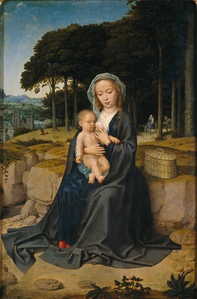 Rest on the Flight into Egypt by Gerard David