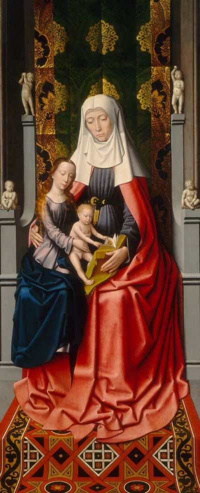The Saint Anne Altarpiece: Saint Anne with the Virgin and Child by Gerard David and Workshop