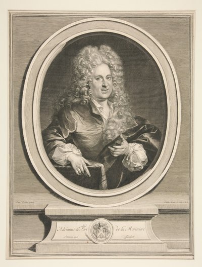 Adrien Claude Lefort de La Morinière by Gérard Edelinck