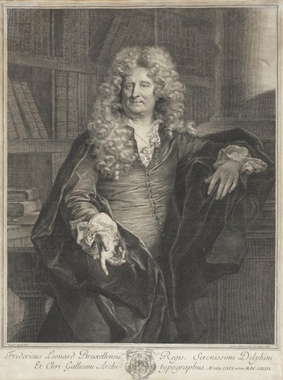 Frédéric Léonard by Gérard Edelinck