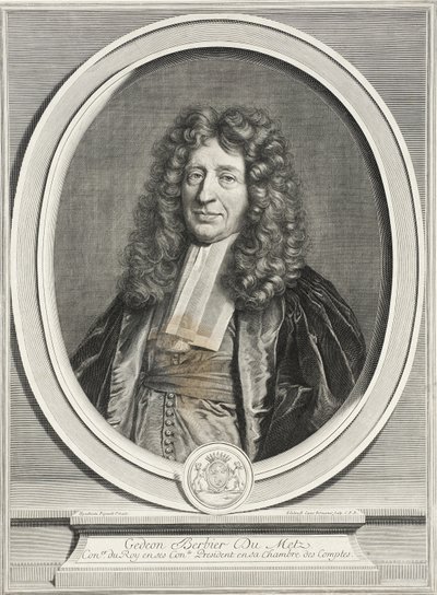 Gédéon Berbier du Metz by Gérard Edelinck