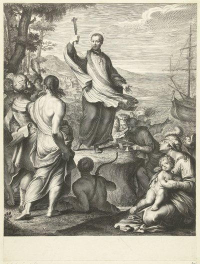 Saint Francis Xavier by Gérard Edelinck