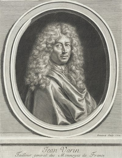 Jean Varin by Gérard Edelinck