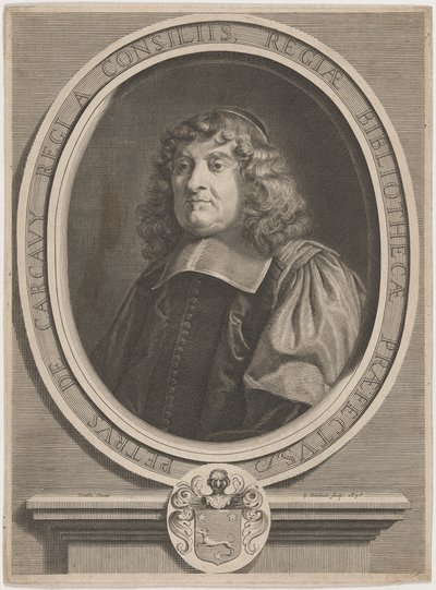Peter de Carcavy by Gérard Edelinck