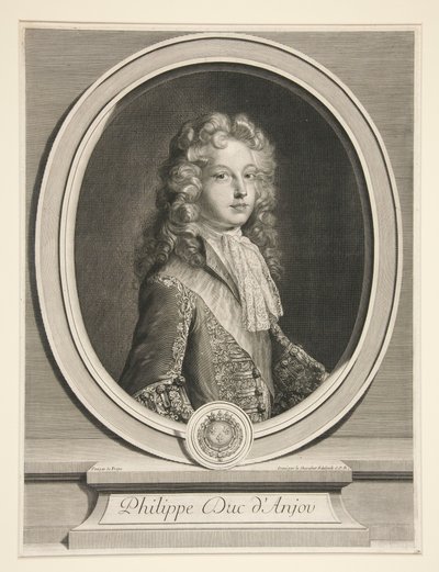 Philip V, Duke of Anjou by Gérard Edelinck