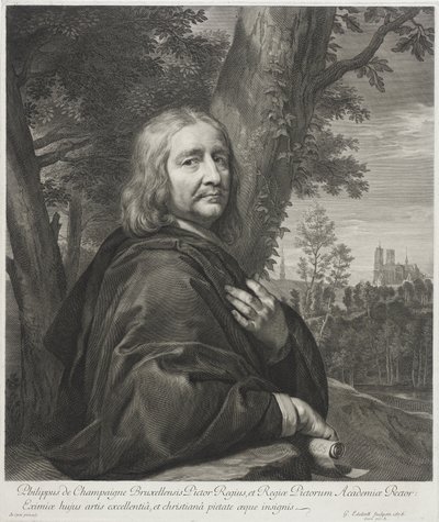 Philippe de Champaigne by Gérard Edelinck