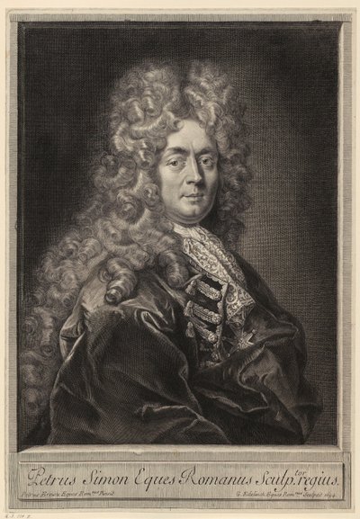 Portrait of André Hameau by Gérard Edelinck