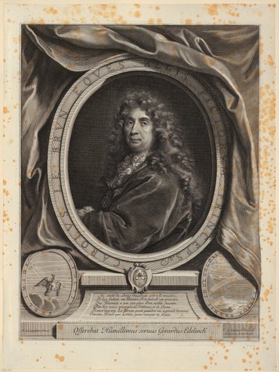 Portrait of Eustache Teissier by Gérard Edelinck