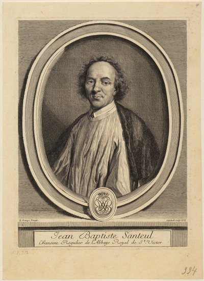 Portrait of Jacques Sarrazin by Gérard Edelinck