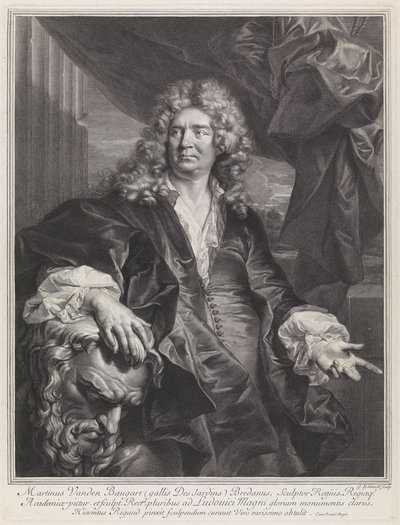 Portrait of Martinus van den Baugart by Gérard Edelinck