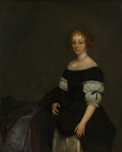 Portrait of Aletta Pancras (1649-1707) by Gerard ter Borch