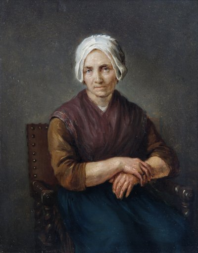 Portrait of a Seated Peasant Woman by Gerard ter Borch