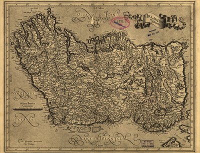 Kingdom of Ireland by Gerhard Mercator