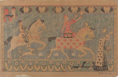 The Golden Birds by Gerhard Munthe